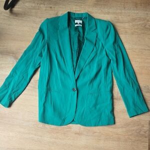ARITZIA Babaton Single Button Green Blazer Sz 2